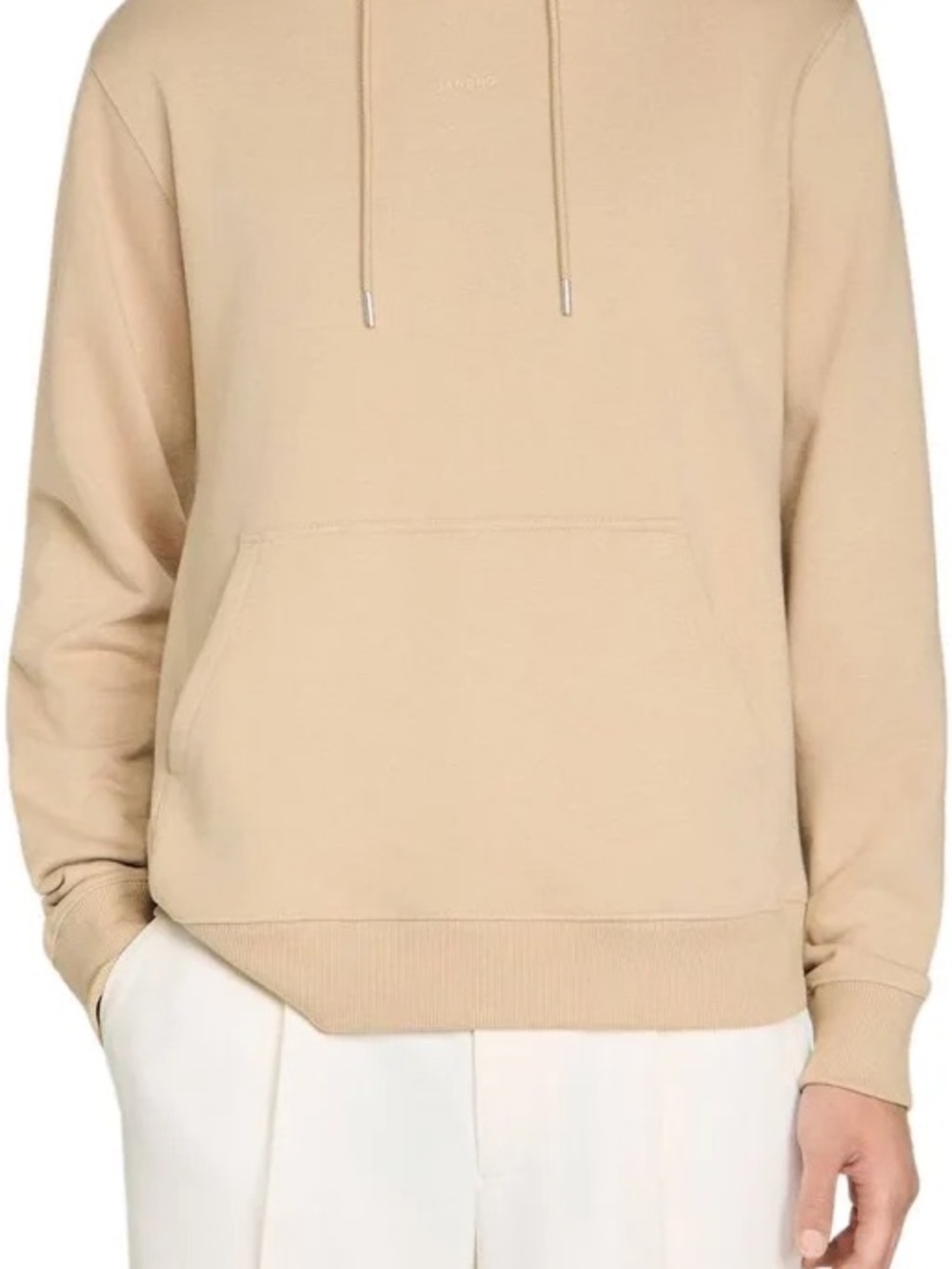 SANDRO PARIS Beige Hooded Pullover